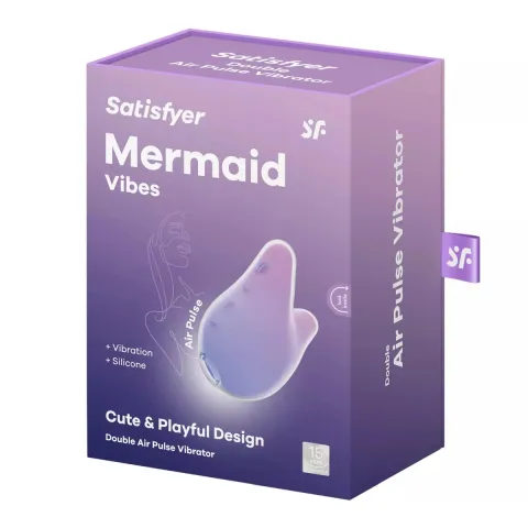 Вакуумний кліторальний стимулятор - Satisfyer Mermaid Vibes Violet/Pink