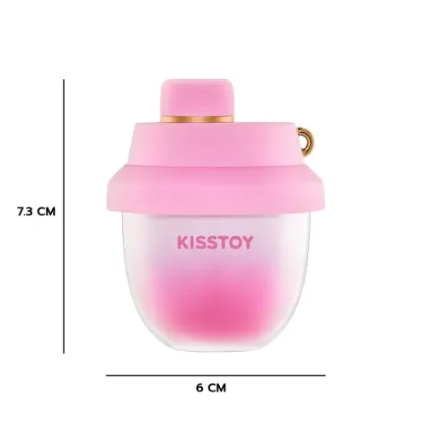 KISSTOY Kiss Pods — вакуумный стимулятор-брелок, 5 уровней интенсивности + турборежим, 2 сопла