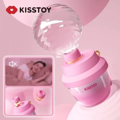 KISSTOY Kiss Pods — вакуумный стимулятор-брелок, 5 уровней интенсивности + турборежим, 2 сопла
