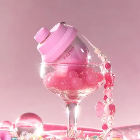 KISSTOY Kiss Pods — вакуумный стимулятор-брелок, 5 уровней интенсивности + турборежим, 2 сопла