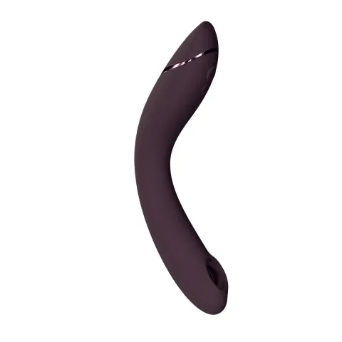 Вакуумный стимулятор для точки G и клитора с вибрацией Womanizer OG Aubergine, 12 уровней, 3 режима