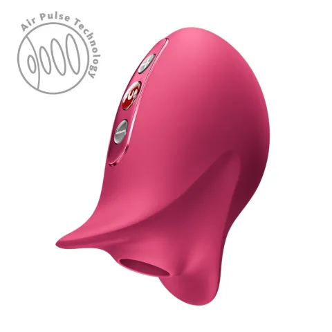 Вакуумний стимулятор Fun Factory Belle Raspberry, 11 режимів роботи, перезаряджуваний