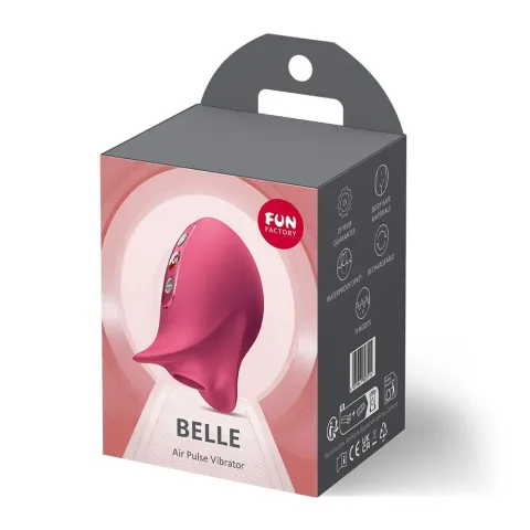 Вакуумний стимулятор Fun Factory Belle Raspberry, 11 режимів роботи, перезаряджуваний