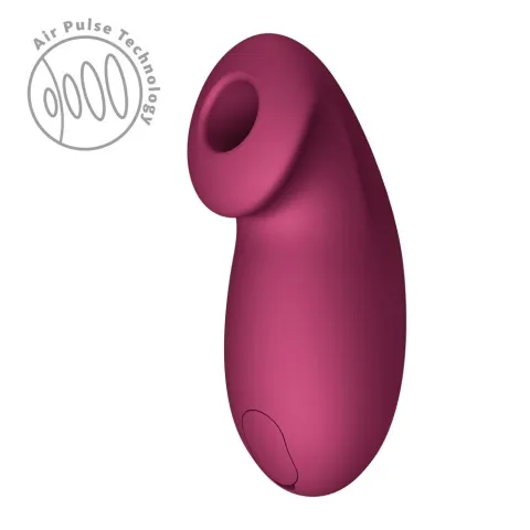 Вакуумний стимулятор Fun Factory Desire Wine Red, 11 режимів роботи, перезаряджуваний