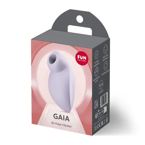 Вакуумный стимулятор Fun Factory Gaia Purple, 11 режимов работы, перезаряжаемый