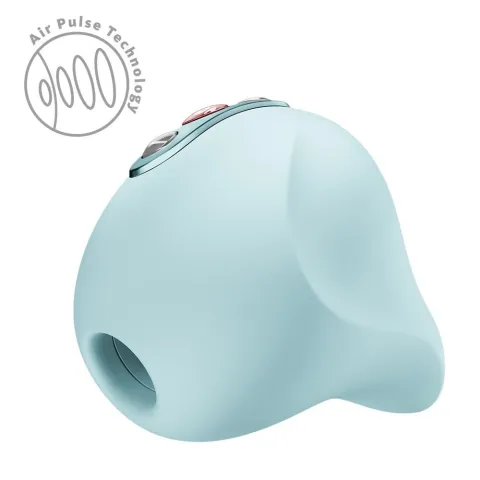Вакуумный стимулятор Fun Factory Seduction Ice Blue, 11 режимов работы, перезаряжаемый