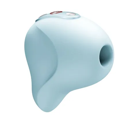 Вакуумный стимулятор Fun Factory Seduction Ice Blue, 11 режимов работы, перезаряжаемый