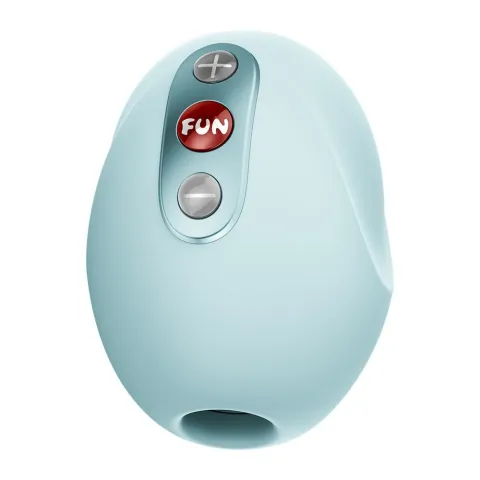 Вакуумный стимулятор Fun Factory Seduction Ice Blue, 11 режимов работы, перезаряжаемый