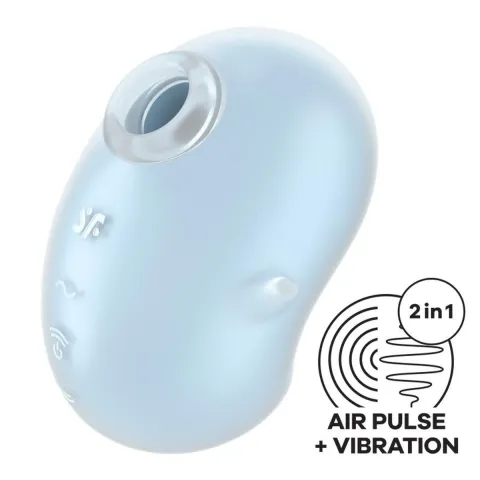 Вакуумный стимулятор — Satisfyer Cutie Ghost Blue