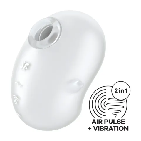 Вакуумный стимулятор — Satisfyer Cutie Ghost White