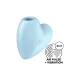 Вакуумный стимулятор в форме сердца с вибрацией Satisfyer Cutie Heart Blue