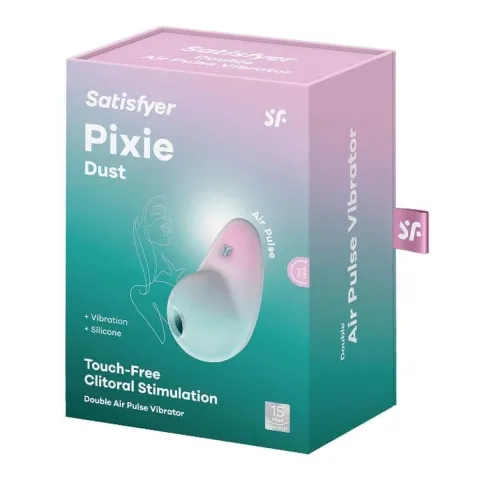 Вакуумний стимулятор - Satisfyer Pixie Dust Mint/Pink