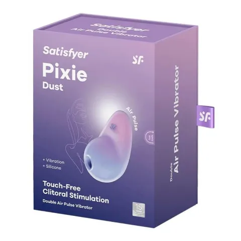 Вакуумний стимулятор - Satisfyer Pixie Dust Violet/Pink