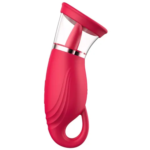 Вакуумный стимулятор с язычком — Licking Tongue Suction Vibrator Erospace Sweet Play A18