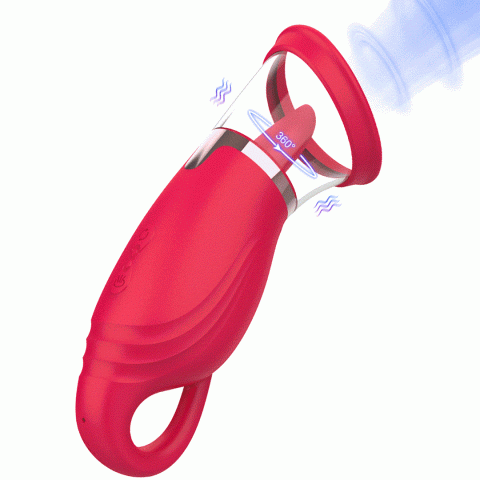Вакуумный стимулятор с язычком — Licking Tongue Suction Vibrator Erospace Sweet Play A18