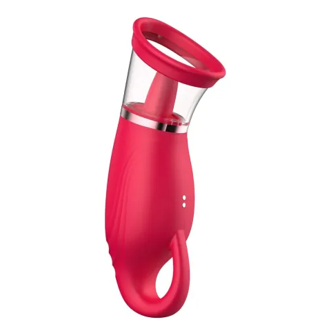 Вакуумный стимулятор с язычком — Licking Tongue Suction Vibrator Erospace Sweet Play A18
