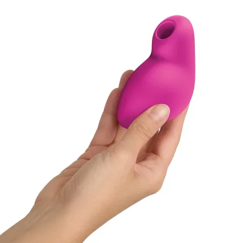 Вакуумний стимулятор з вібрацією Fun Factory Allure Magenta, 11 + 12 режимів роботи, перезаряджуваний