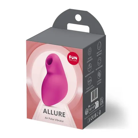 Вакуумний стимулятор з вібрацією Fun Factory Allure Magenta, 11 + 12 режимів роботи, перезаряджуваний