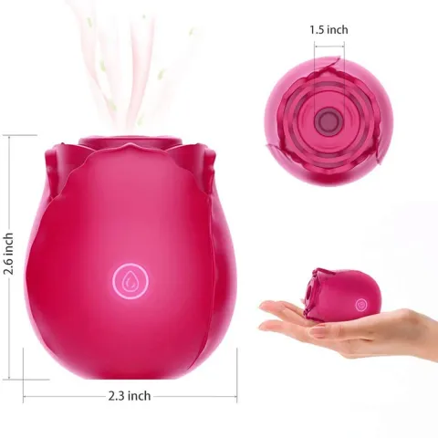 Вакуумний стимулятор - Rose Massager