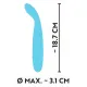 Маленький вібратор - Cuties 2.0 Mini Vibrator Blue