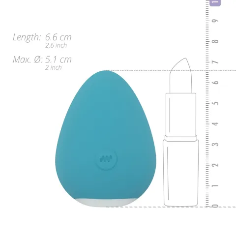 Вибратор для клитора Cala Azul – Carla Clitoris Stimulator, компактный, 10 режимов