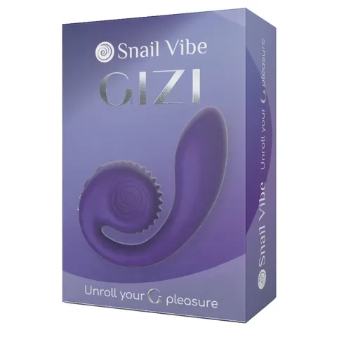 Вібратор для клітора і точки G - Snail Vibe Gizi, фіолетовий