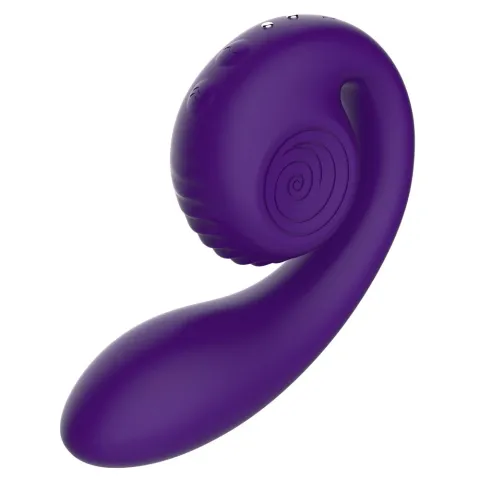 Вібратор для клітора і точки G - Snail Vibe Gizi, фіолетовий