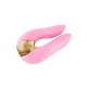 Клиторальный вибратор Shunga Aiko Light Pink, гибкие наконечники