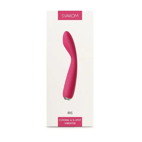 Вибратор для клитора и точки G Svakom Iris Plum Red
