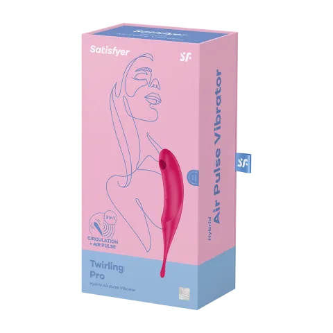 Вакуумный стимулятор клитора — Satisfyer Twirling Pro Red