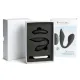 Подвійний вібратор S Pleasures Premium Delight, чорний, для клітора та точки G, 10 режимів