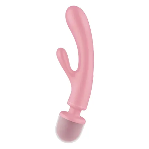 Универсальный вибромассажер — Satisfyer Triple Lover, розовый
