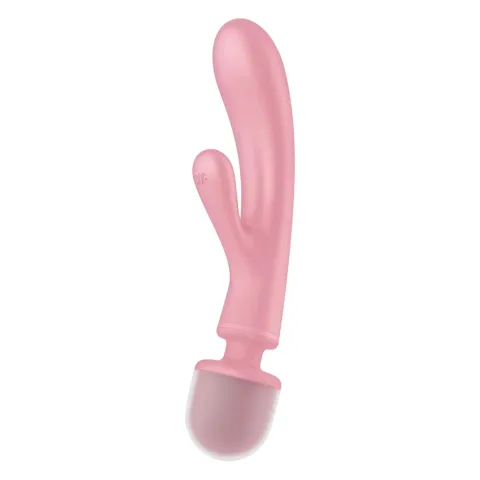 Универсальный вибромассажер — Satisfyer Triple Lover, розовый