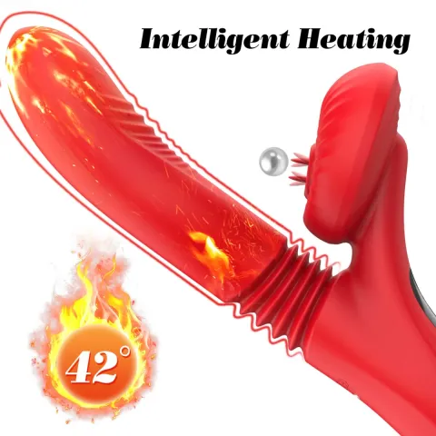 Вібратор для подвійної стимуляціїї Silicone Vibrator 7 Powerful Modes