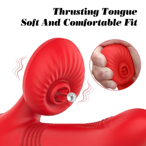 Вібратор для подвійної стимуляціїї Silicone Vibrator 7 Powerful Modes