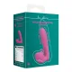 Вібратор для точки G - Loveline Thrusting and Tapping Vibrator - Powerful Pink