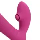 Вібратор для точки G - Loveline Thrusting and Tapping Vibrator - Powerful Pink