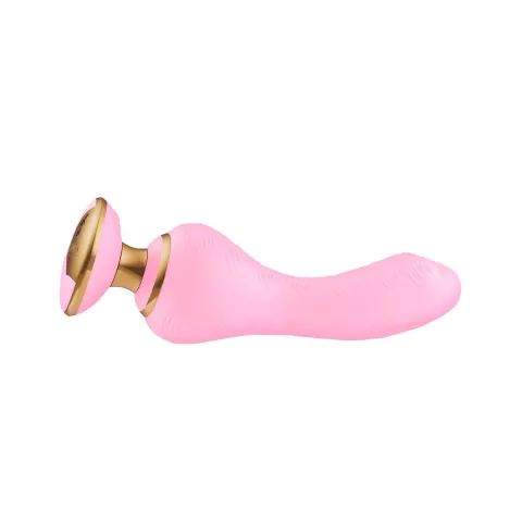 Вибратор для точки G Shunga Sanya Light Pink, гибкий стержень