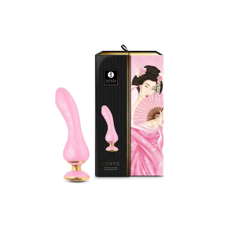 Вибратор для точки G Shunga Sanya Light Pink, гибкий стержень