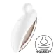 Вібратор для зовнішньої стимуляції Satisfyer Spot On 2 White, дуже потужний, гнучкий відросток