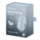 Вібратор для зовнішньої стимуляції Satisfyer Dew Drop Blue, 2 мотори, 12 режимів, м’який корпус