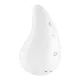 Вібратор для зовнішньої стимуляції Satisfyer Dew Drop White, 2 мотори, 12 режимів, м’який корпус