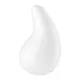 Вібратор для зовнішньої стимуляції Satisfyer Dew Drop White, 2 мотори, 12 режимів, м’який корпус