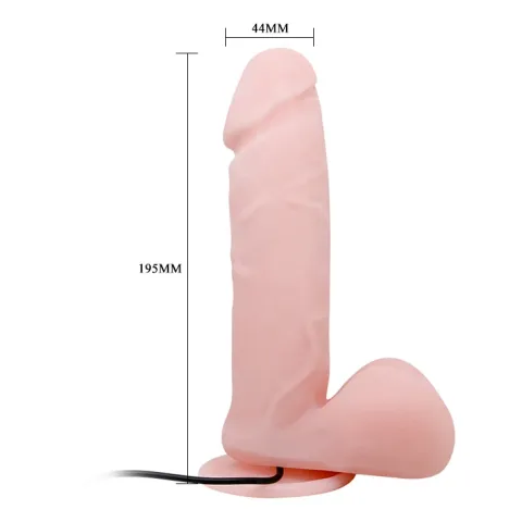 Вібратор - Dong Vibrating Dildo Flesh