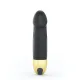 Вибратор Dorcel Real Vibration S Gold 2.0, диаметр 3,7 см, перезаряжаемый, для точки G