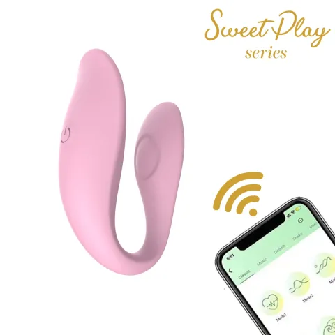 Вібратор - Erospace Sweet Play C-Type Vibrator App Control A7