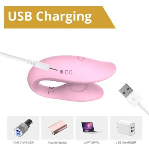 Вібратор - Erospace Sweet Play C-Type Vibrator App Control A7