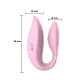 Вібратор - Erospace Sweet Play C-Type Vibrator App Control A7