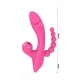 Вібратор - Erospace Sweet Play Sucking Vibrator With Anal Beads A3