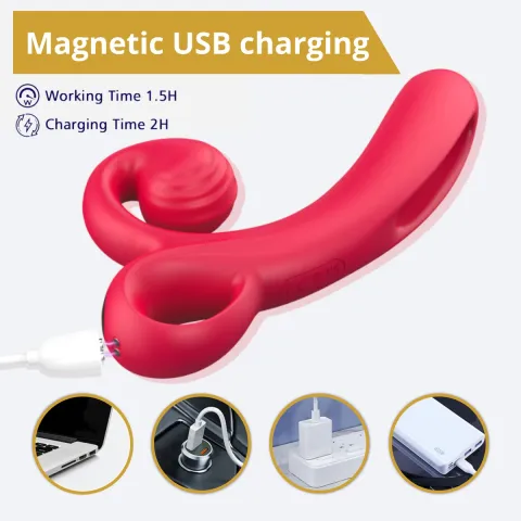 Вибратор — Erospace Sweet Play Tongue Flipping Vibrator A4